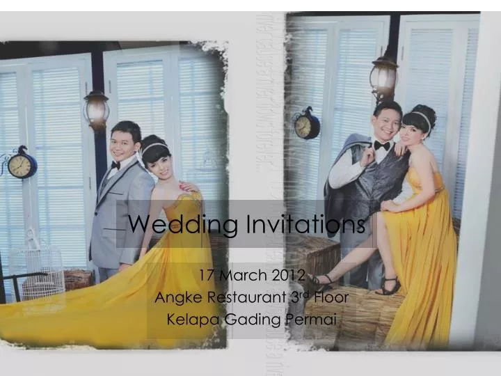 wedding invitations