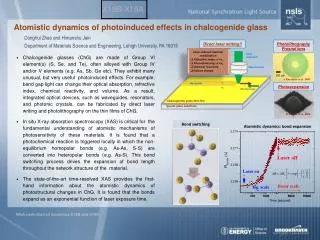 Atomistic dynamics of photoinduced effects in chalcogenide glass
