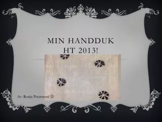 min handduk ht 2013