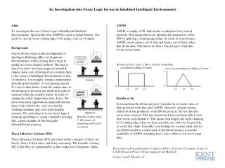 An Investigation into Fuzzy Logic for use in Inhabited Intelligent Environments