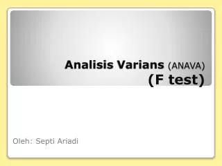 analisis varians anava f test