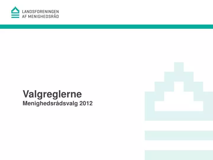 valgreglerne menighedsr dsvalg 2012