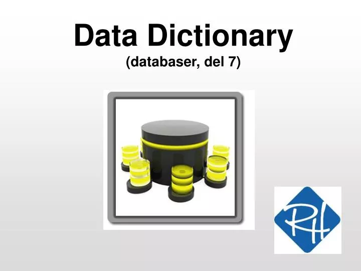 data dictionary databaser del 7
