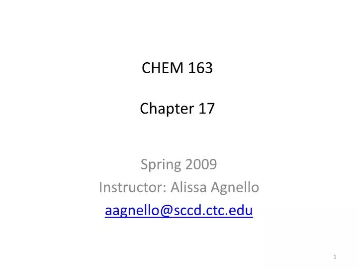 chem 163 chapter 17