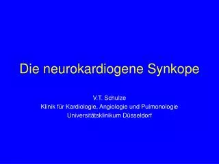 die neurokardiogene synkope