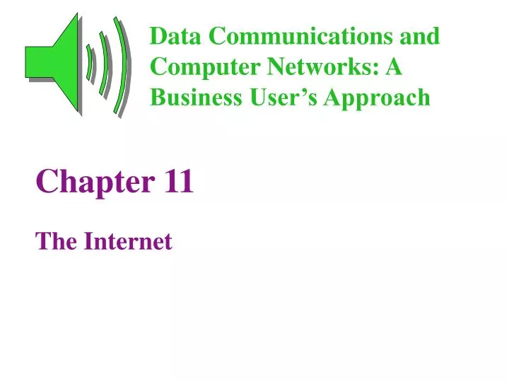 chapter 11 the internet