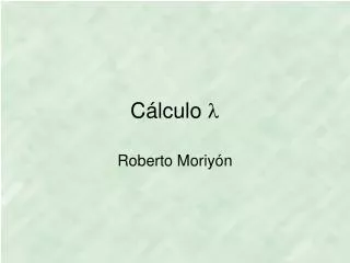 c lculo