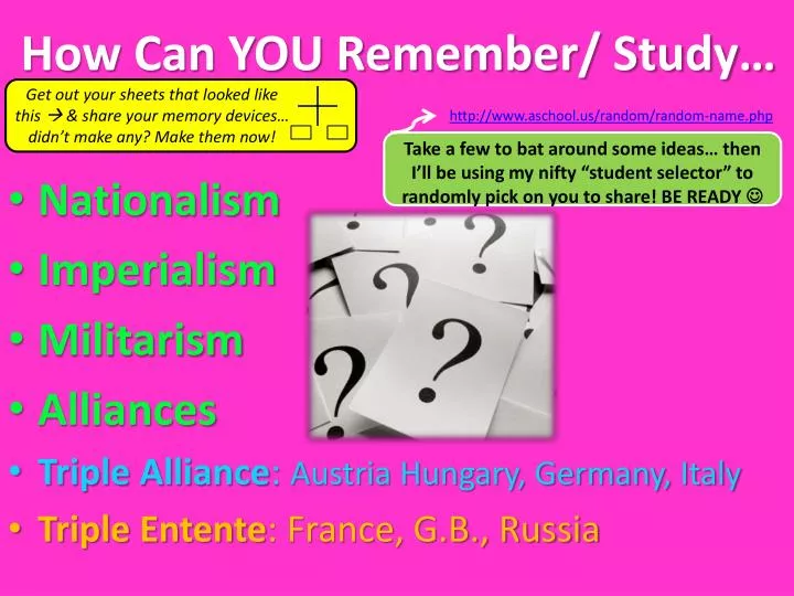 how can you remember study