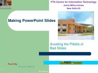 making powerpoint slides