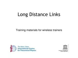 Long Distance Links