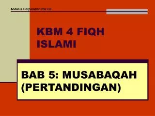 kbm 4 fiqh islami