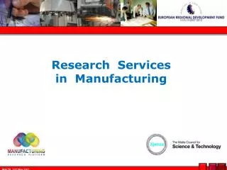 Research Services in Manufacturing