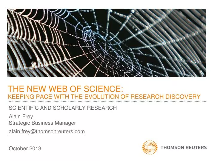 the new web of science keeping pace with the evolution of research discovery