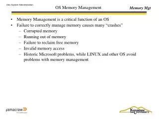 OS Memory Management