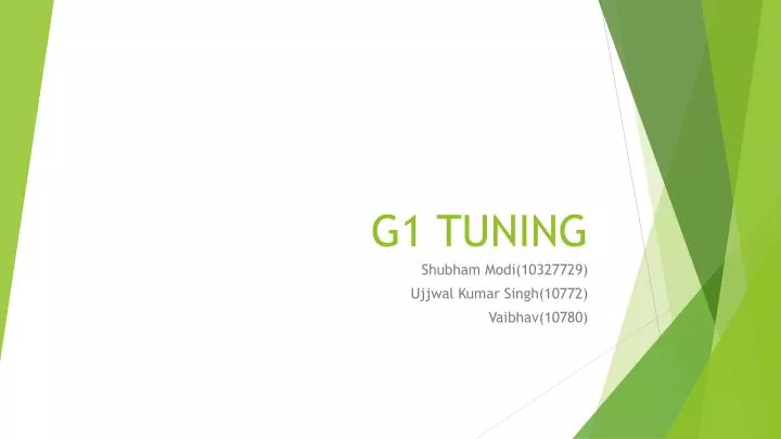 g1 tuning