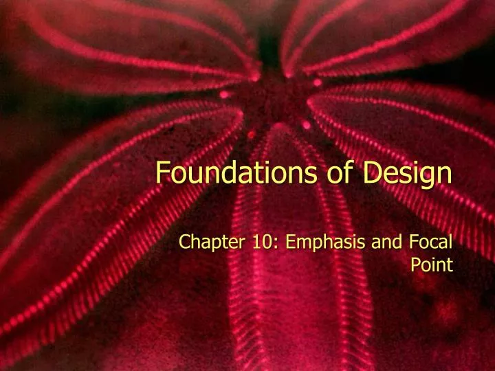 foundations of design