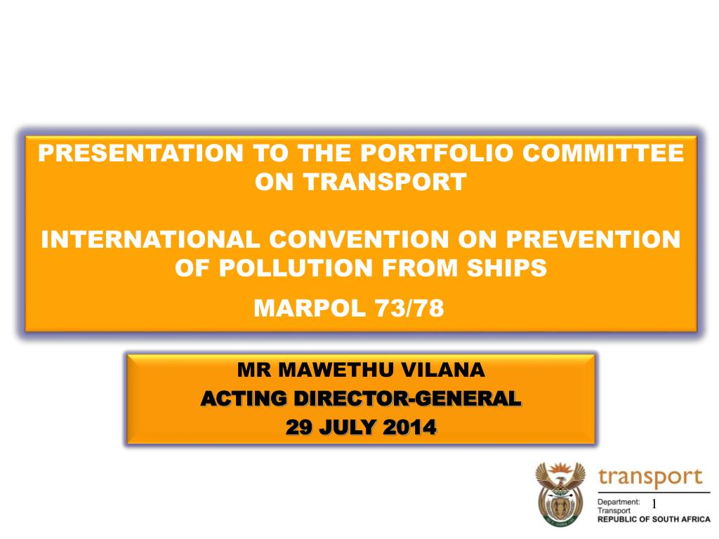 MR MAWETHU VILANA ACTING DIRECTOR-GENERAL 29 JULY 2014 - slide 1