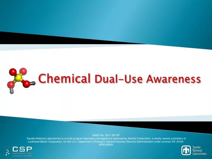 chemical dual use awareness