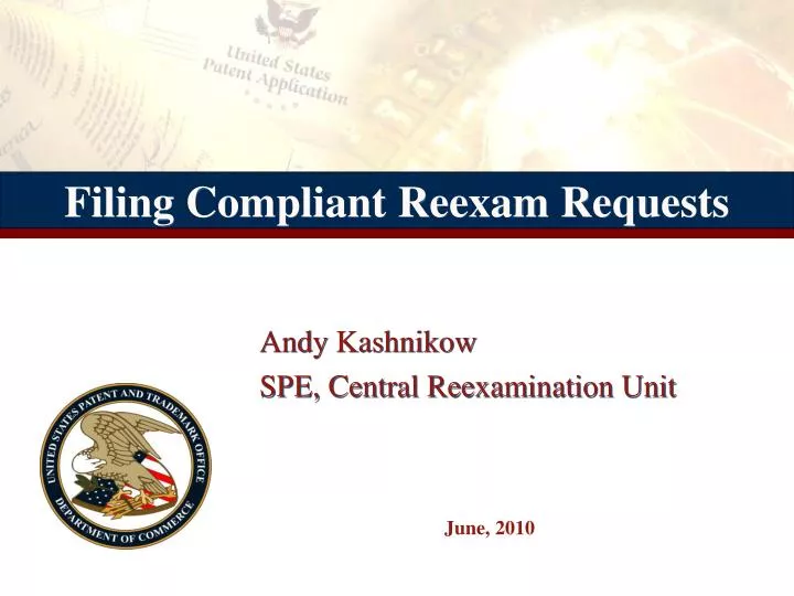 filing compliant reexam requests