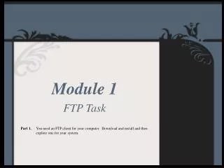 Module 1 FTP Task