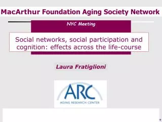 Social networks, social participation and cognition: effects across the life-course