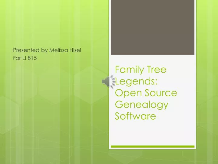 family tree legends open source genealogy software