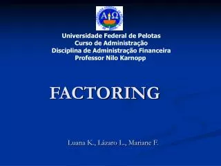 factoring