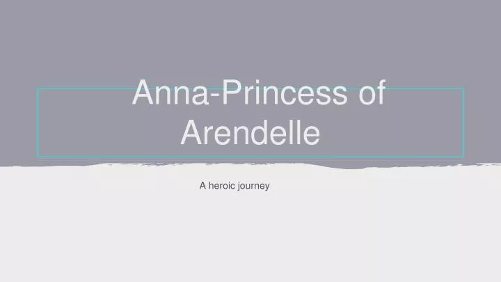anna princess of arendelle