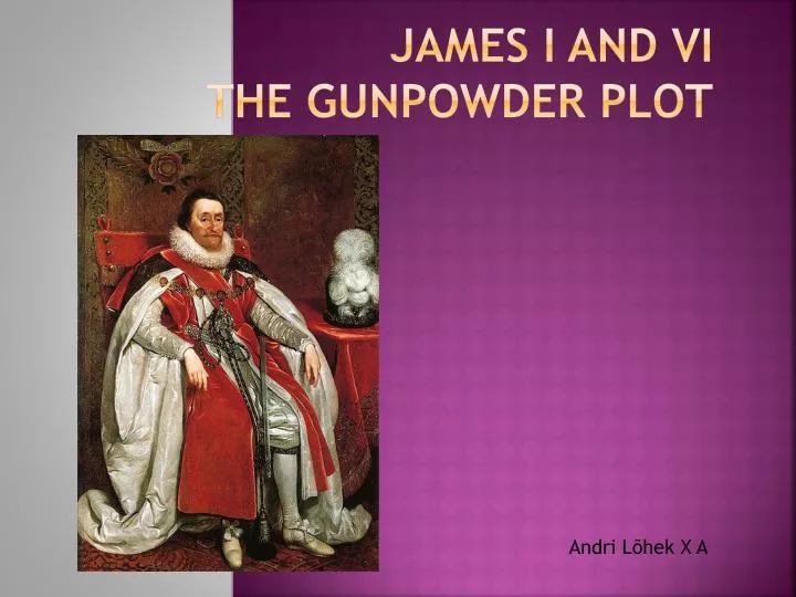 james i and vi the gunpowder plot