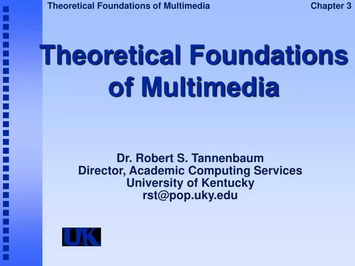 theoretical foundations of multimedia