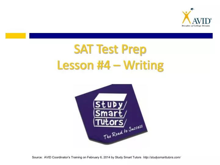 sat test prep lesson 4 writing