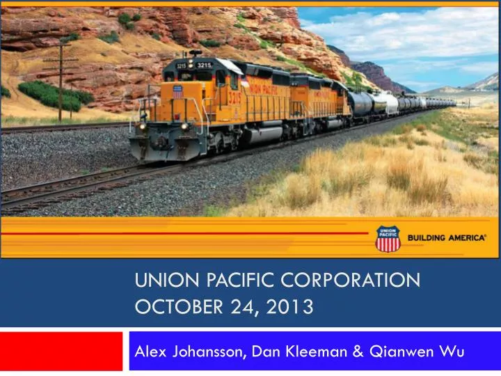 union pacific corporation october 24 2013