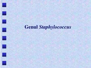genul staphylococcus