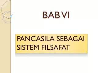 bab vi