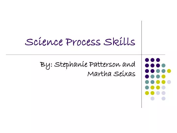 science process skills