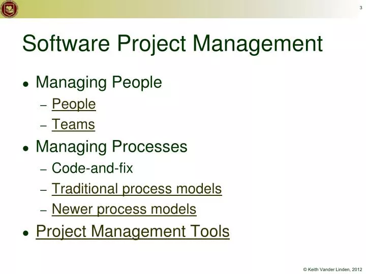 software project management