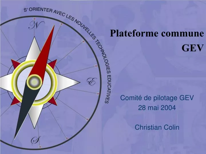 plateforme commune gev