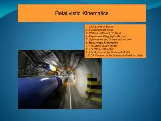 Relativistic Kinematics