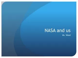 NASA and us