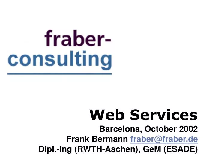 web services