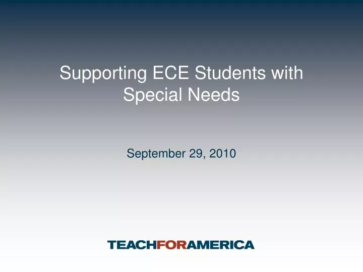 supporting ece students with special needs