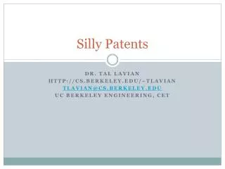 Silly Patents