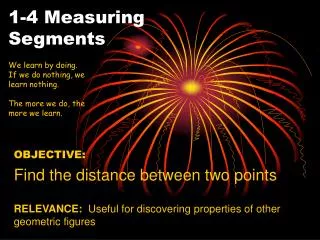 1-4 Measuring Segments