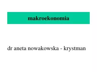 makroekonomia