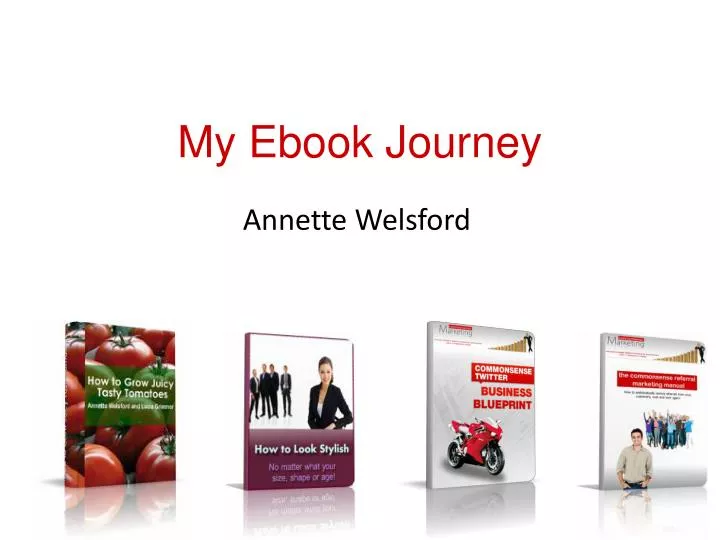 my ebook journey