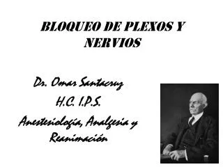 bloqueo de plexos y nervios