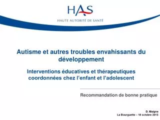 recommandation de bonne pratique
