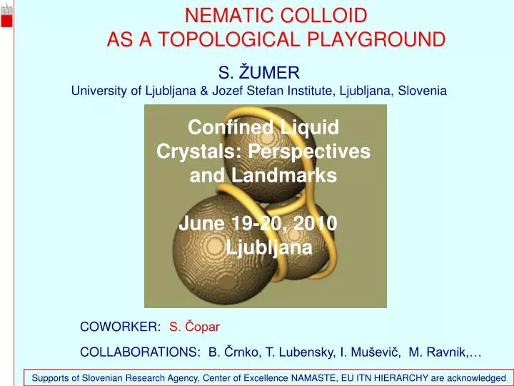 nematic colloid as a topological playground