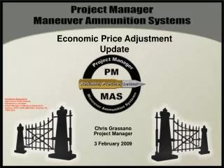 Economic Price Adjustment Update