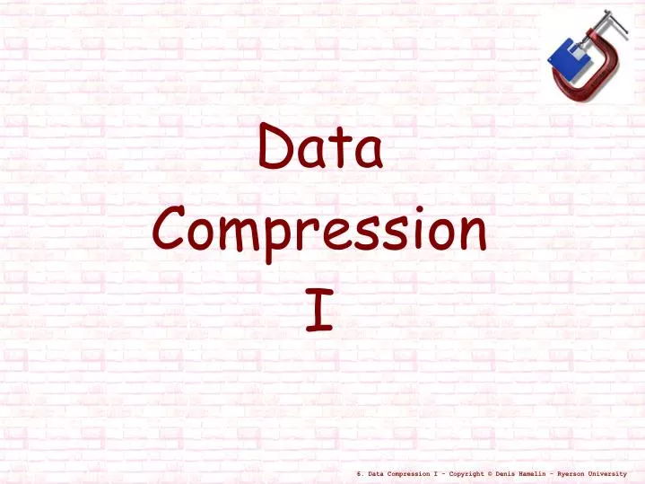 data compression i